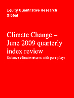 HSBC Climate Change Index Quarterly Review June 2009