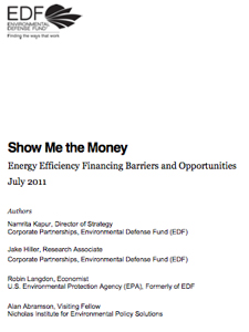 Show Me the Money: Energy Efficiency Financing Barriers and Opportunities