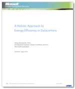 A Holistic Approach to Energy Efficiency in Datacenters