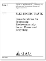 GAO Report on Environmentally Sound E-Waste Recycling Options