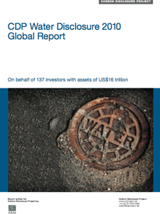 CDP Water Disclosure 2010  Global Report