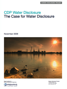 The Case for Water Disclosure
