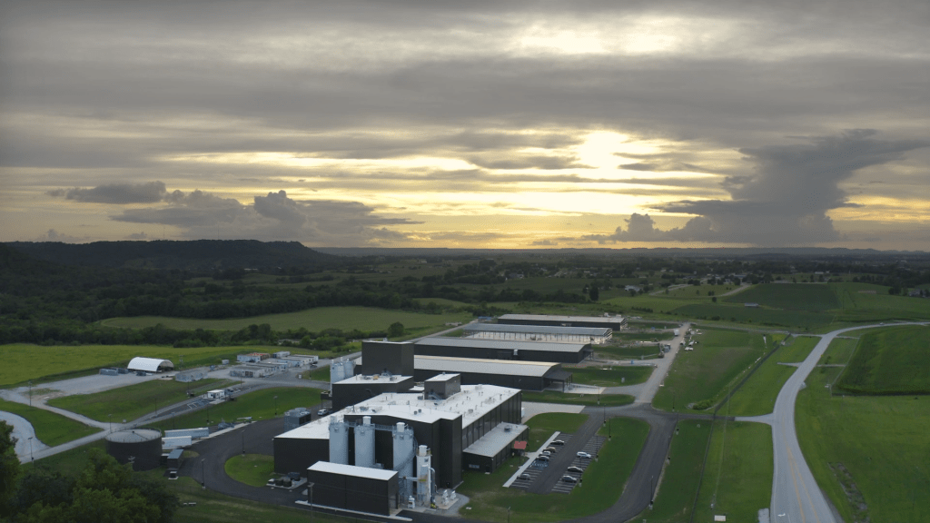 Diageo’s state-of-the-art Lebanon, KY facility, its first carbon neutral distillery in North America.