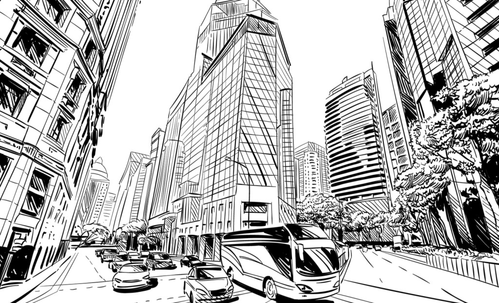 A sketch of Singapore.