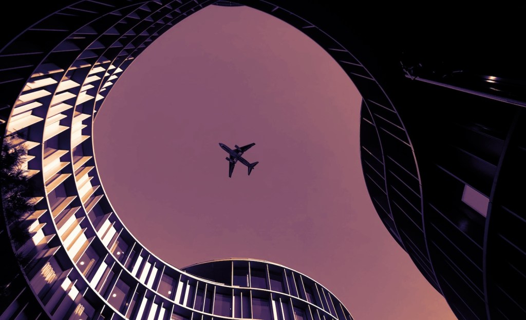 An airplane viewed from below. Source: Pexels/Sushil Ghimire