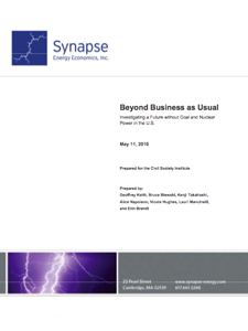 Beyond Business as Usual: Investigating a Future without Coal and Nuclear Power in the U.S.