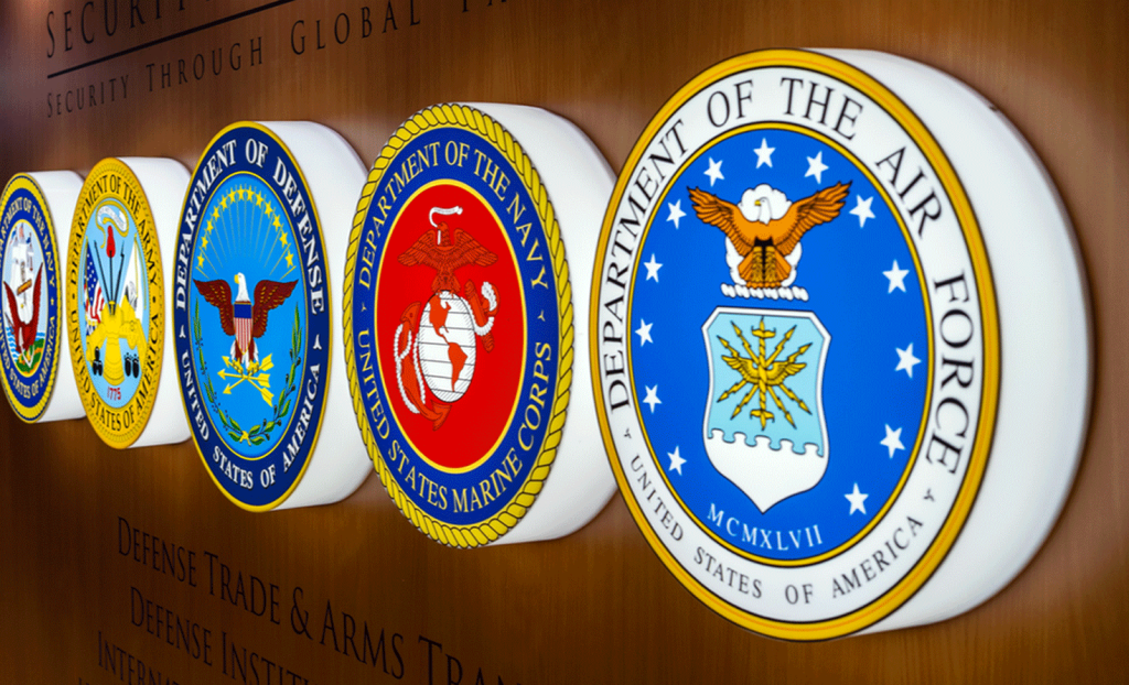 Department of Defense signs