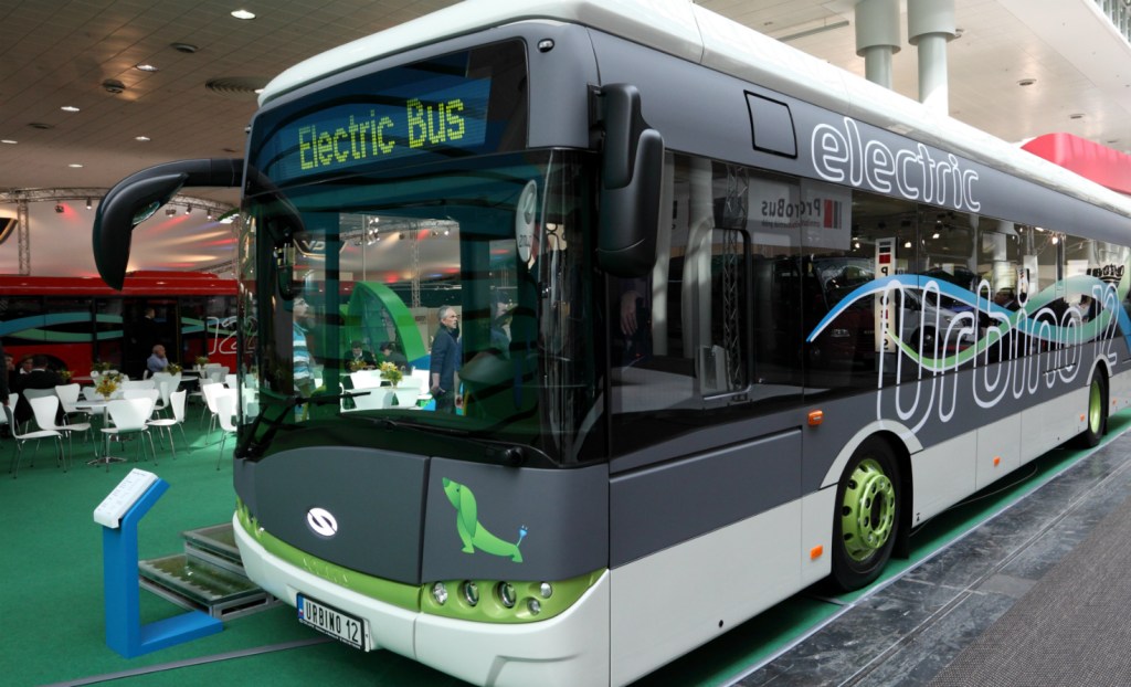 An electric bus in Hannover