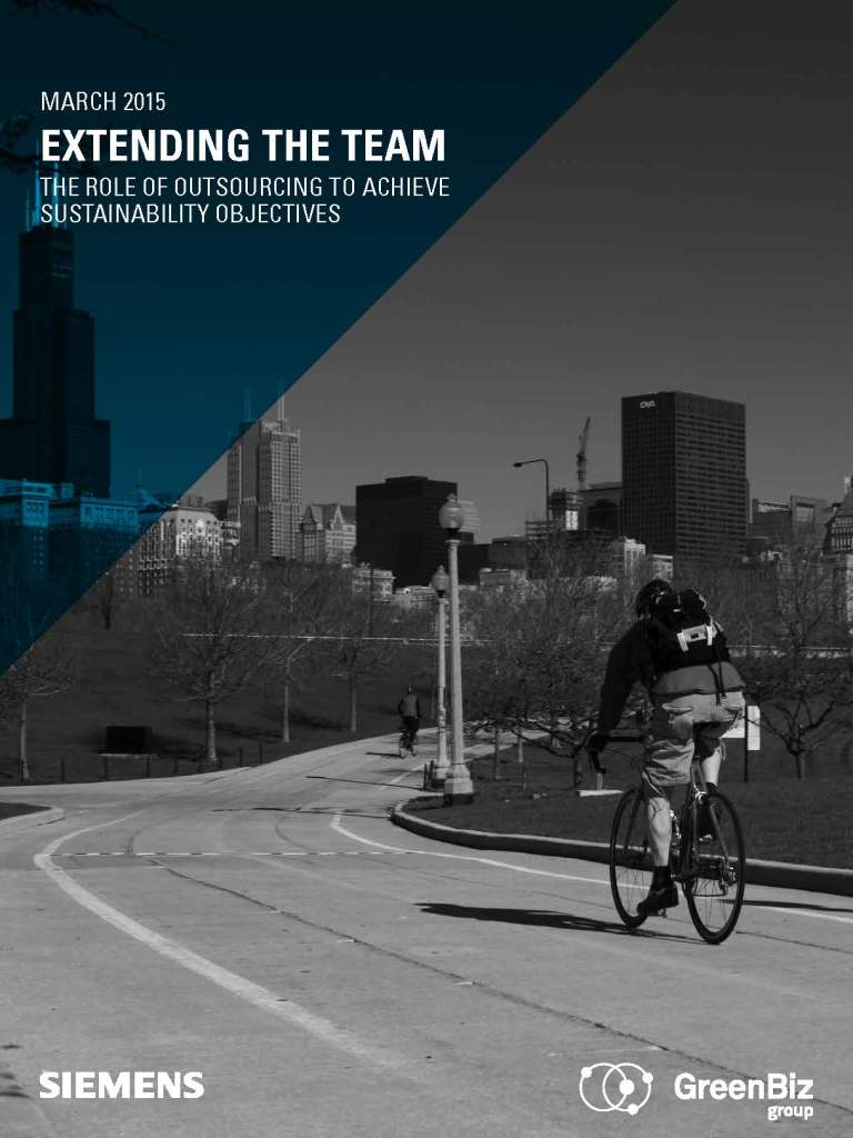 Extending The Team: The Role of Outsourcing To Achieve Sustainability Objectives