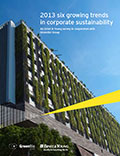 Six growing trends in corporate sustainability