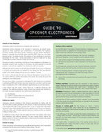 Greenpeace’s Guide to Greener Electronics: September 2008