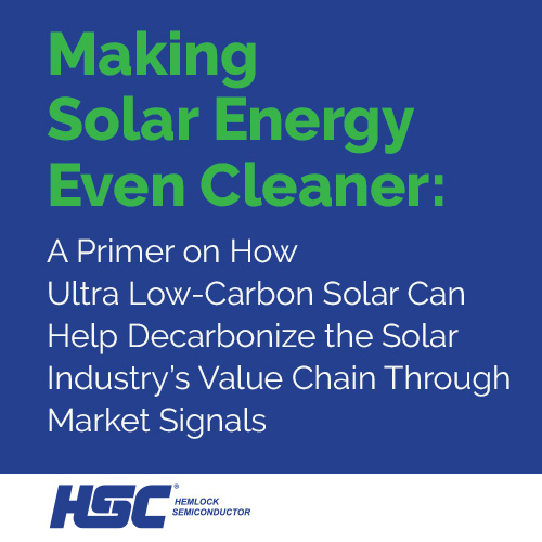 Making Solar Energy Even Cleaner