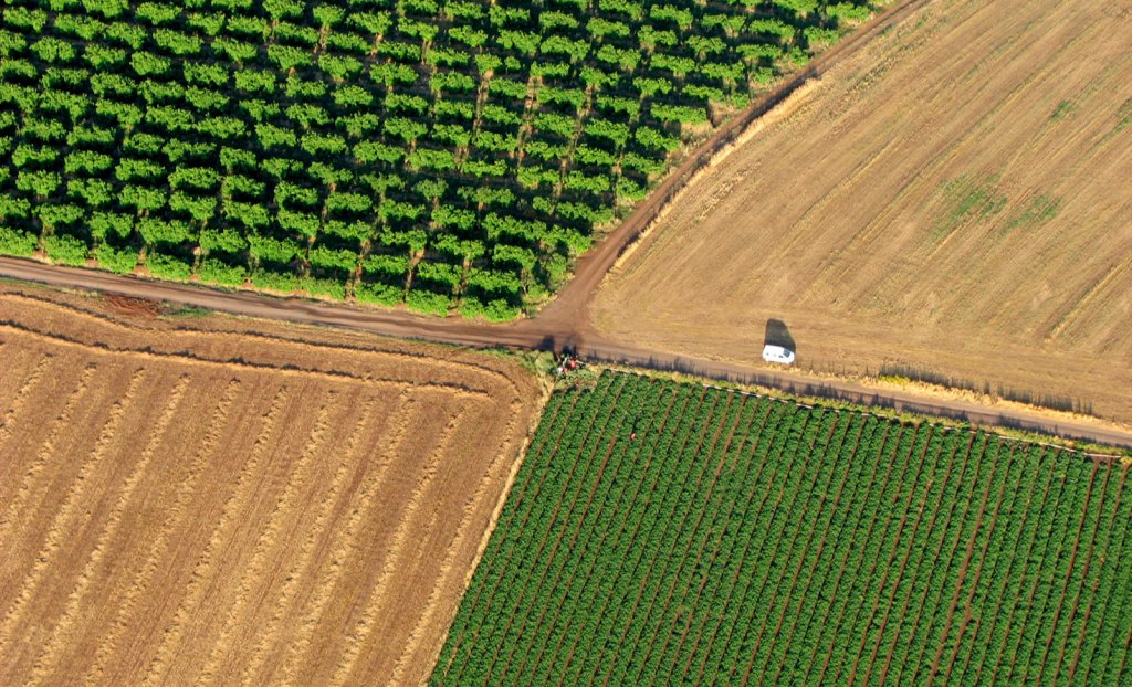 aerial land shot