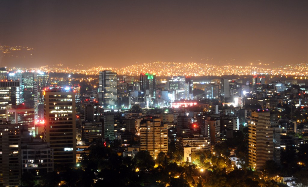 Downtown Mexico City.