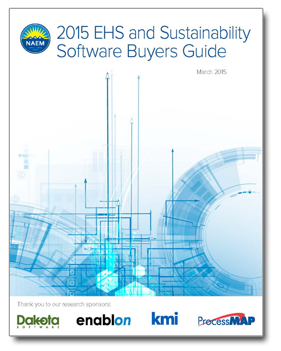 NAEM Research Report: 2015 EHS & Sustainability Software Buyers Guide