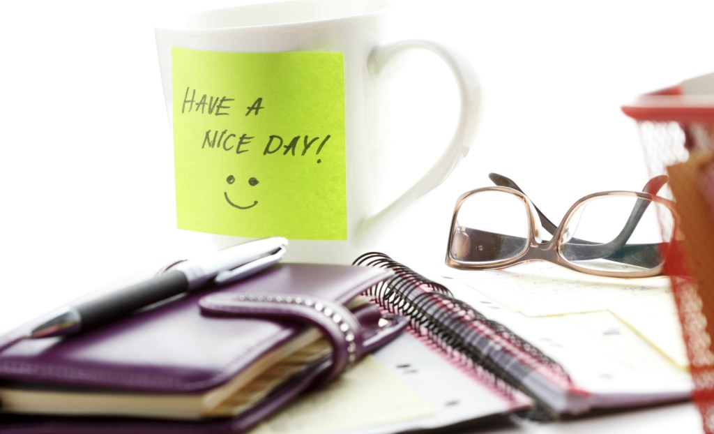 Have a nice day post-it note