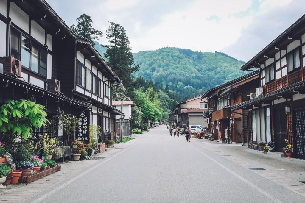 An urban forest in Shirakawa-Go