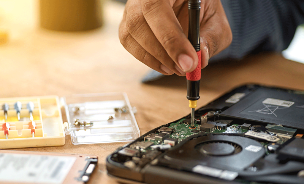 repairing a computer