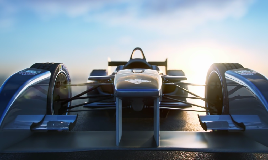 DHL motorsports formula e electric car racing