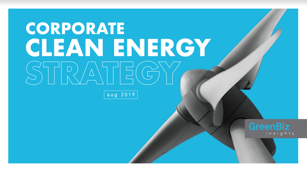 GreenBiz Insights: Corporate Clean Energy Strategy