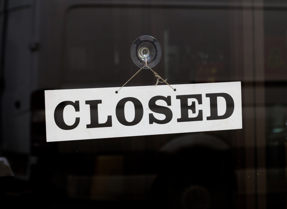 closed business