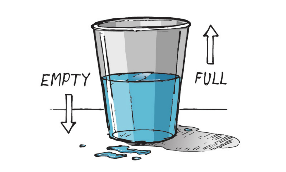 glass half empty water systems sustainability