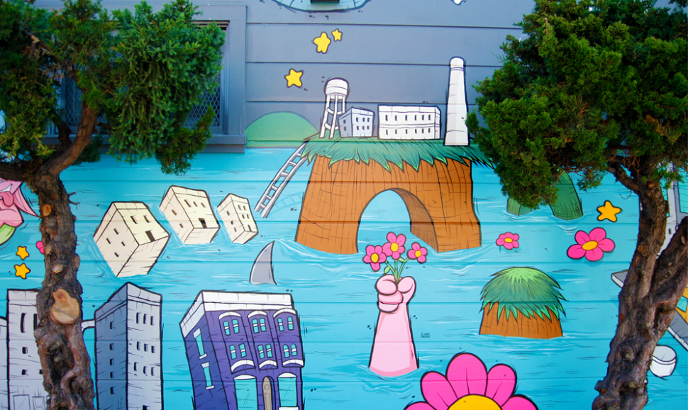 A San Francisco mural by Siron Norris.