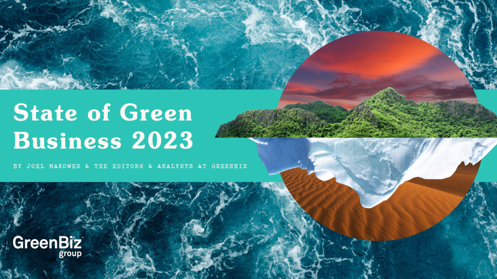 State of Green Business 2023 Report Cover Image