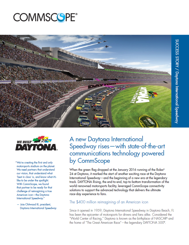 Success Story- Daytona International Speedway