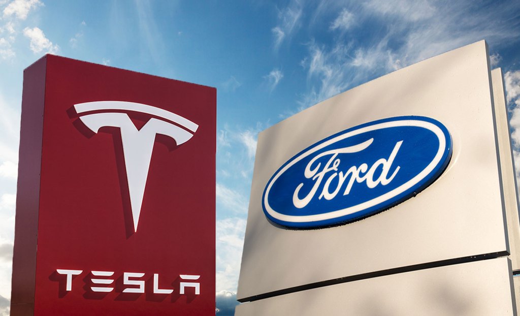 tesla versus ford