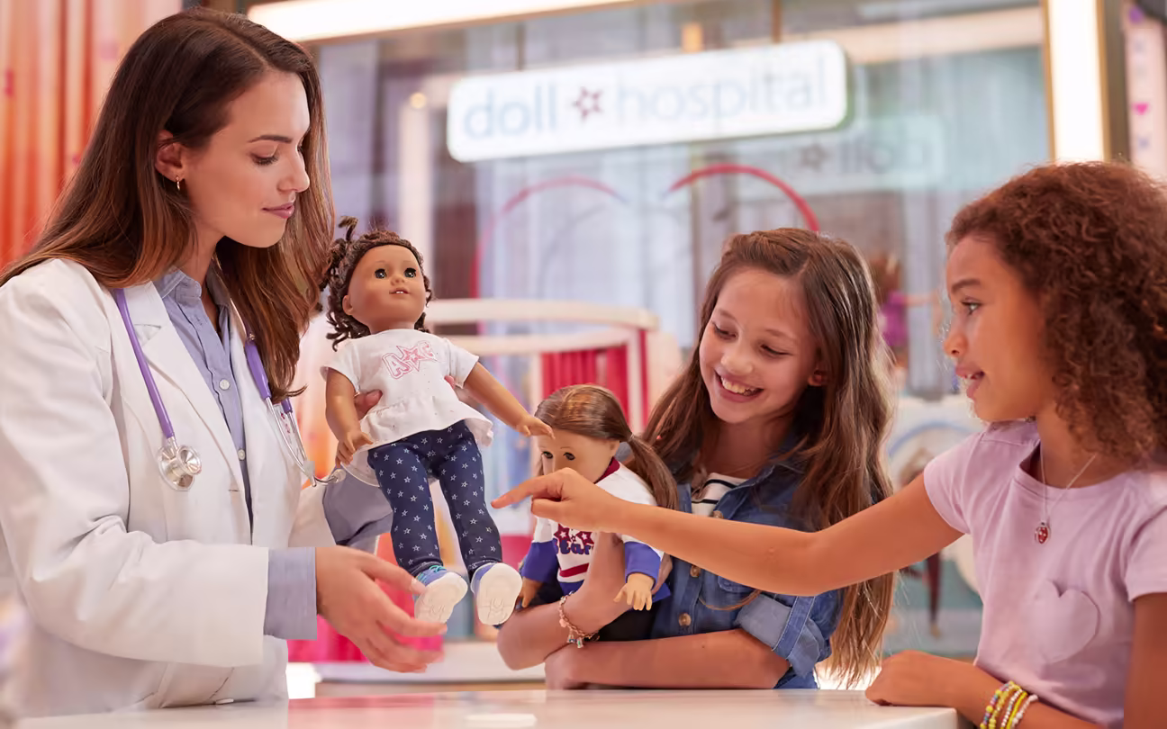 An American Girl care center.