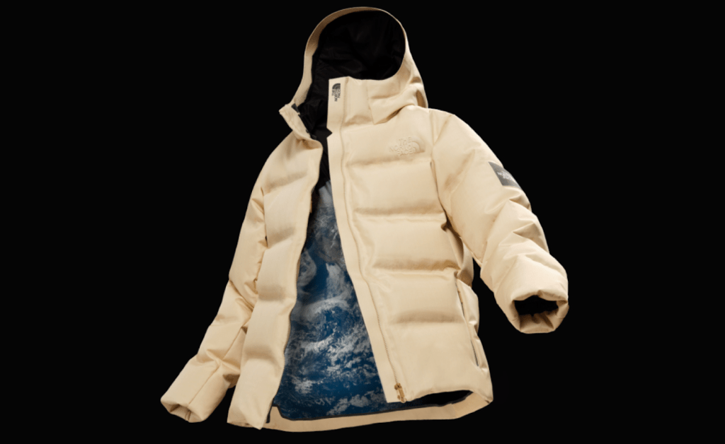 North Face made a limited edition of its Moon Parka using Spiber's protein, based on spider silk. The jacket is listed on eBay for $849.