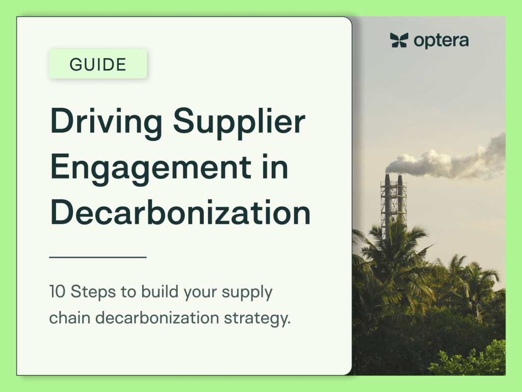 Driving Supplier Engagement in Decarbonization