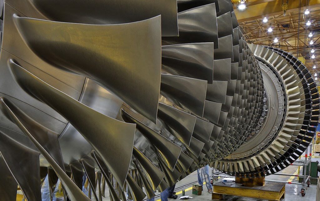 Gas turbine made by GE Vernova