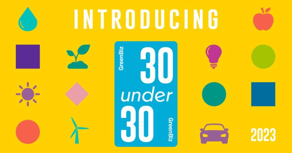 Graphic for 30 Under 30 list.
