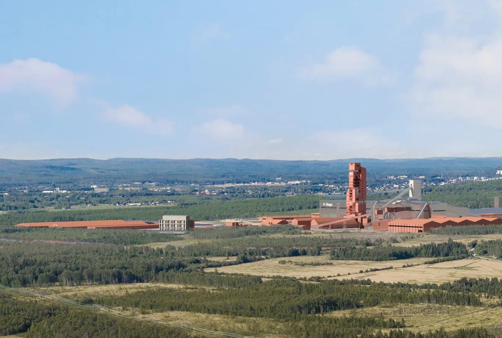 A steel plant in Boden, Sweden owned by Stegra
