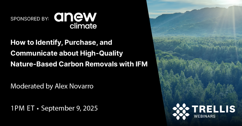 How to Identify, Purchase, and Communicate about High-Quality Nature-Based Carbon Removals with IFM