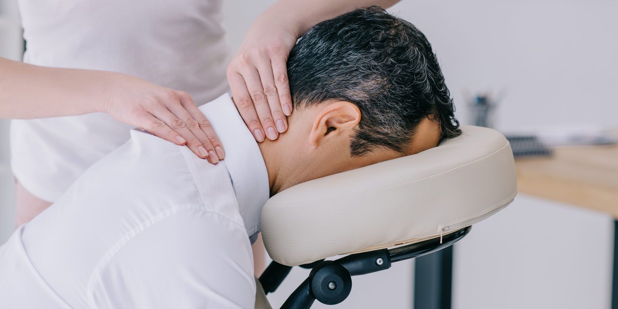 Visit RTI International (Booth #320) and recharge with a free neck massage!