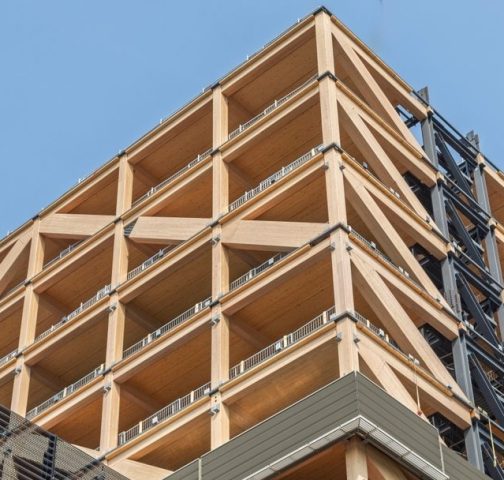 Climate-friendly wooden buildings rise across U.S. and Europe