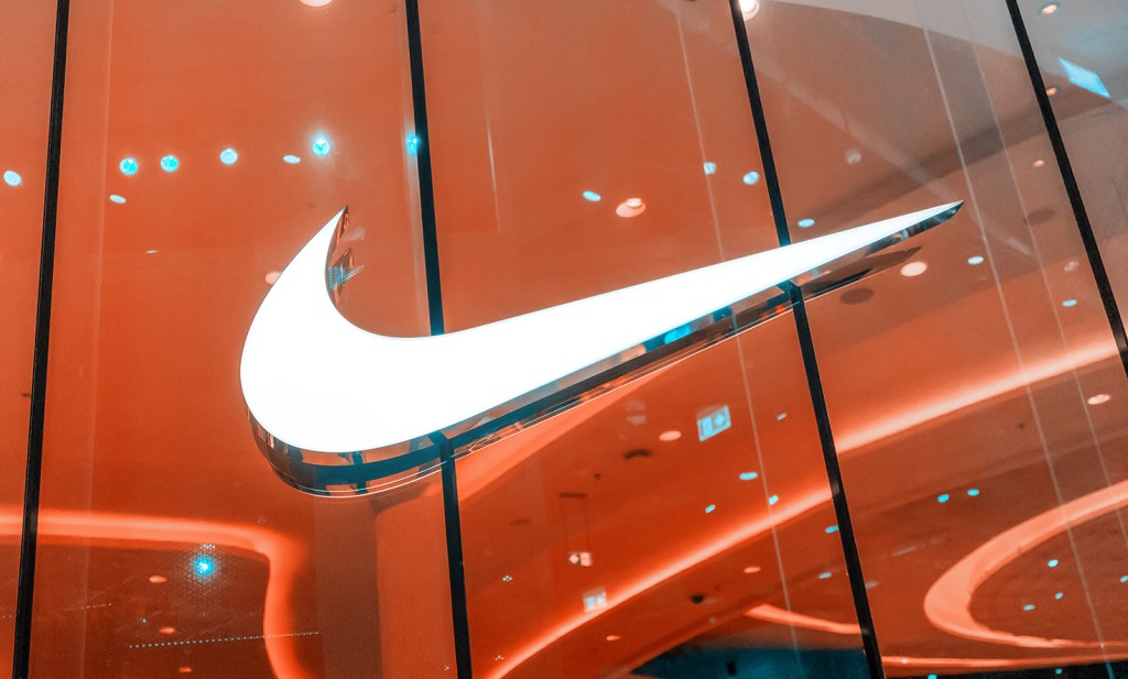 A Nike storefront.