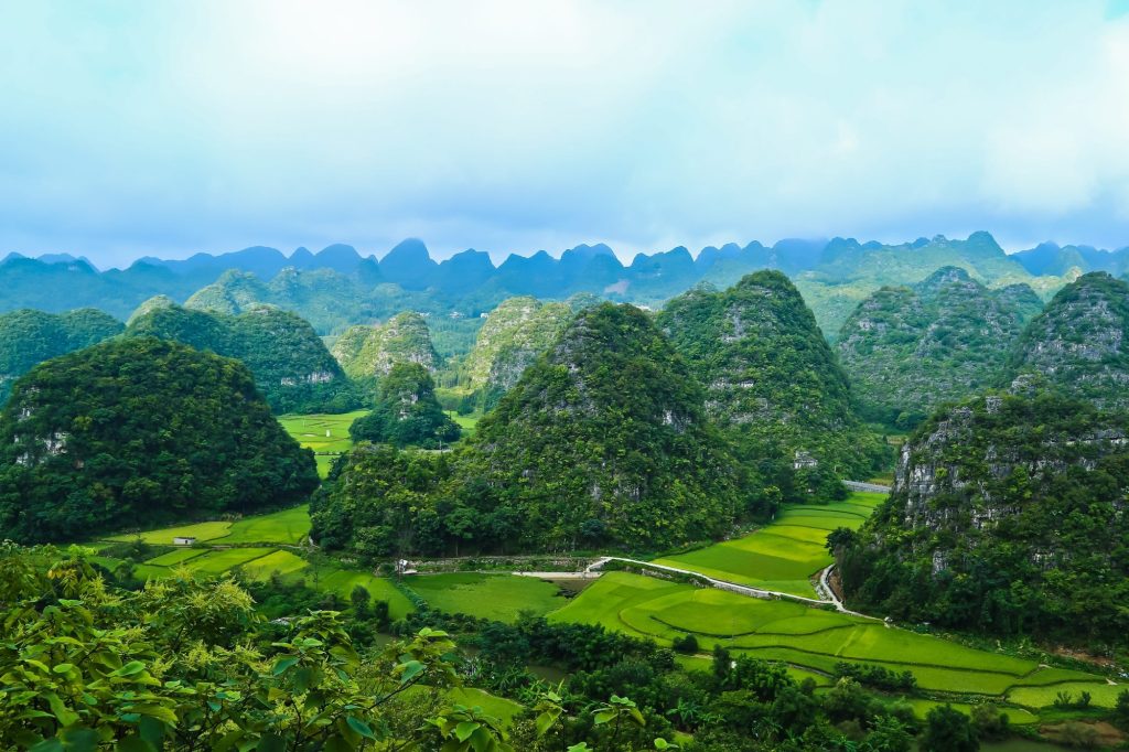 Wanfenglin (Ten-thousand peak forest) in Guizhou, China
