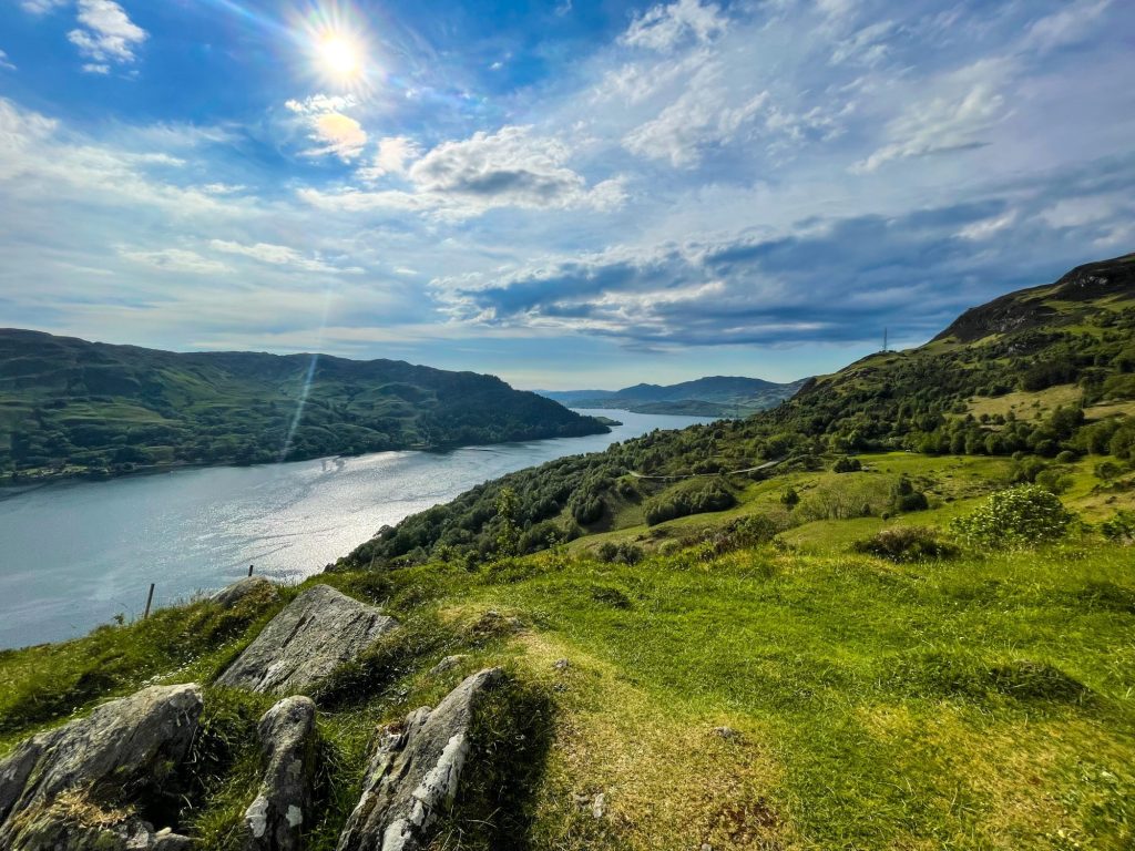 View of Lock Ness in Scotland, UK
