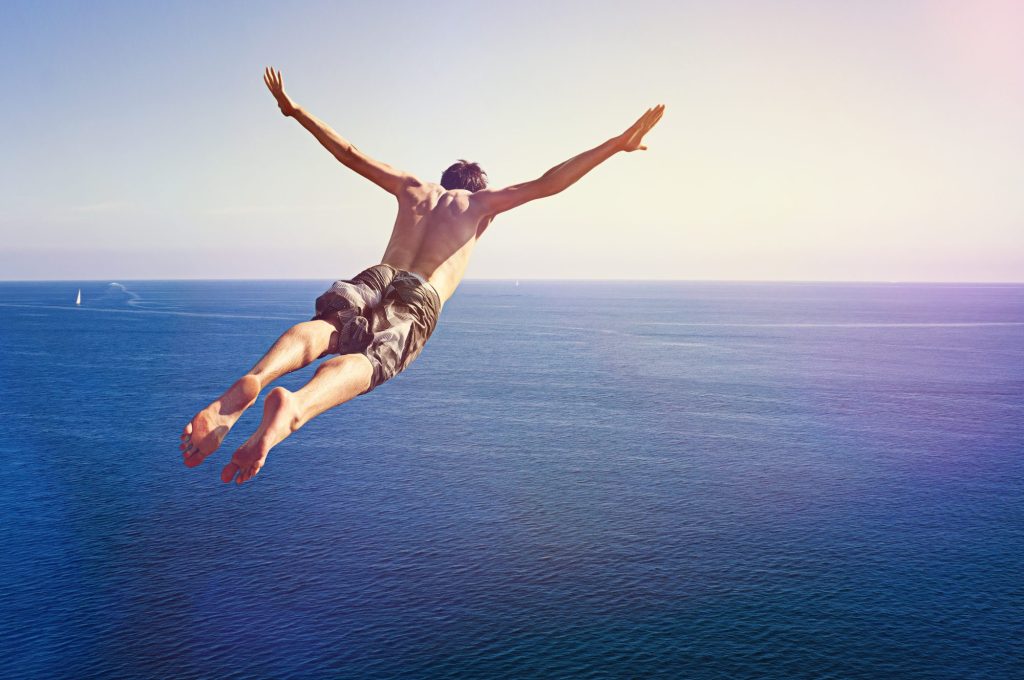 Cliff diver