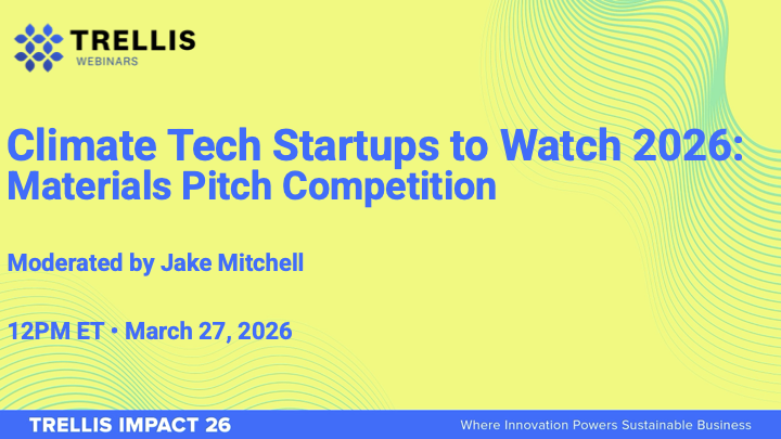 Climate Tech Startups to Watch 2026: Materials Pitch Competition