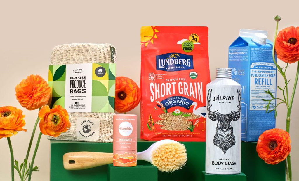 Select of products offered by Thrive Market