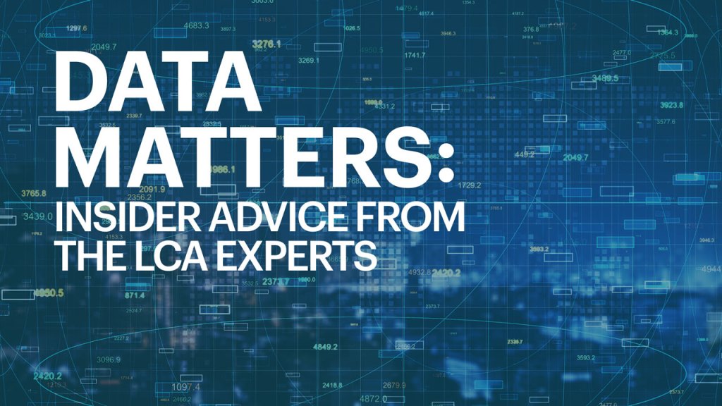 Data Matters from Sphera, a discussion on LCA data quality