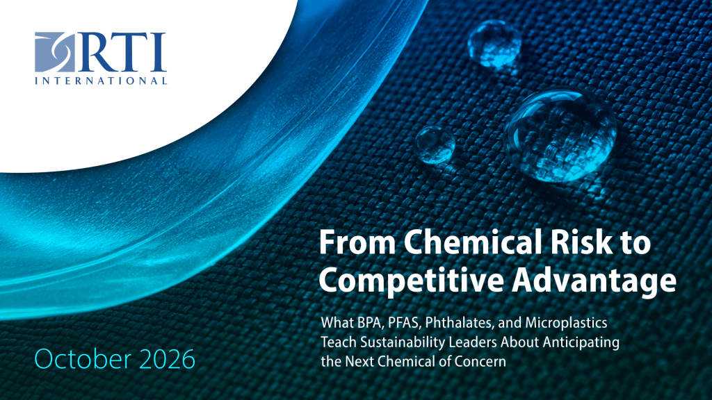 From Chemical Risk to Competitive Advantage