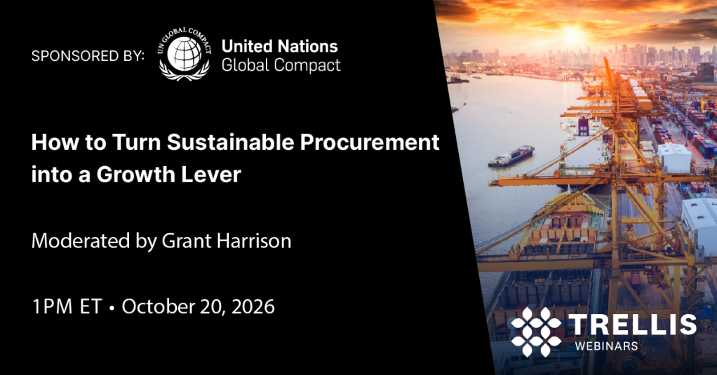 How to Turn Sustainable Procurement into a Growth Lever