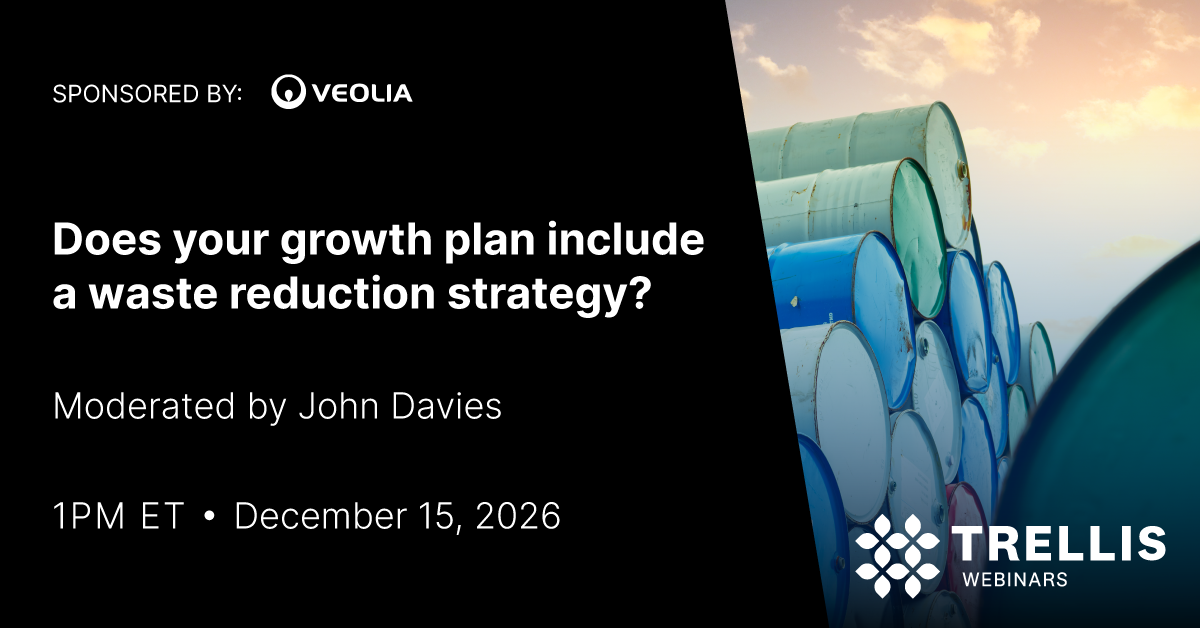 Does your growth plan include waste reduction strategy